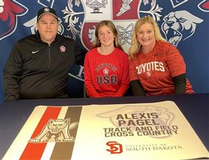 Alexis Pagel signing day Feb 2023